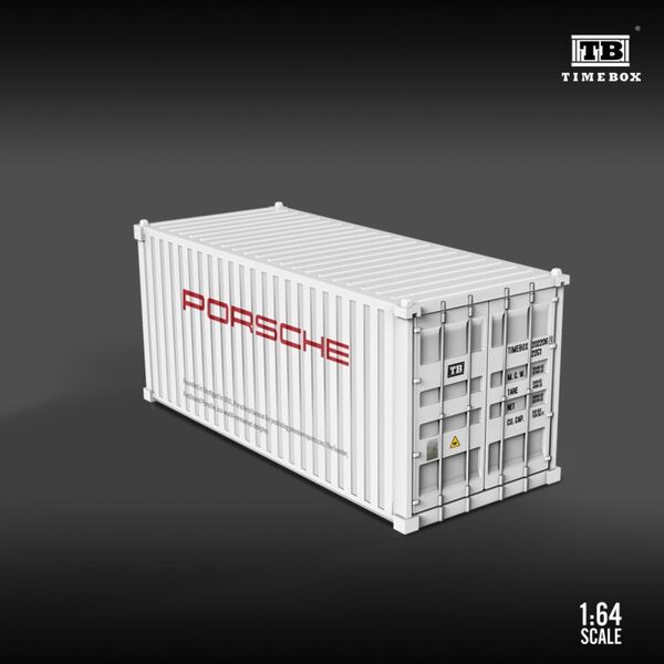 1/64 コンテナ ポルシェジオラマ トミカ収納可 積み重ね可