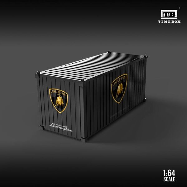 1/64 コンテナ ランボルギーニジオラマ トミカ収納可 積み重ね可