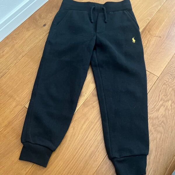 ポロラルフローレン キッズ スウェットパンツ 黒 110