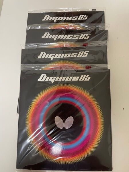 卓球ラバー Dignics ディグニクス05黒特厚2枚 05赤特厚2枚