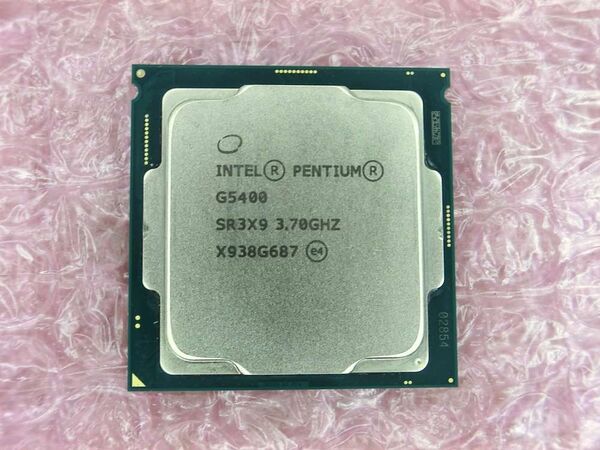 CPU Intel pentium g5400 中古動作品 25a7