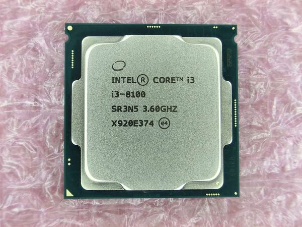 CPU Intel Core i3-8100 中古動作品