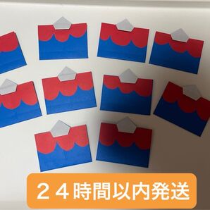 折り紙ケーキメッセージカード ハンドメイド 10個セット 即決可
