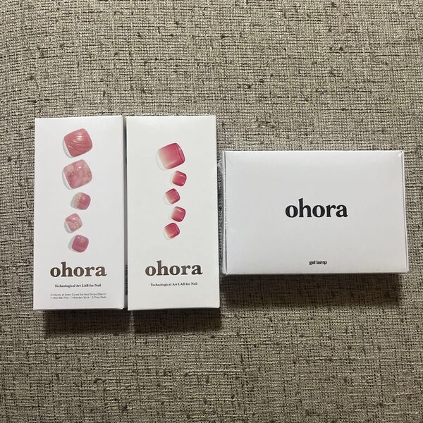 ohora オホーラ ジェルネイルシール ペディキュア ベディ ジェルランプ