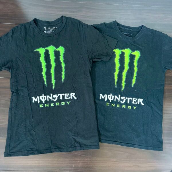 MONSTER ENERGY ブラック Tシャツ 2枚セット Sサイズ Mサイ