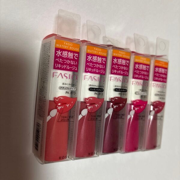 FASIO ウォータリールージュ 5点セット未使用