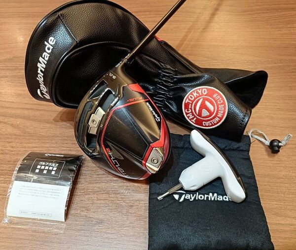 テーラーメイド ステルス2プラス ドライバー TENSEI RED TM50 S TMC カスタム ヘッドカバー付 レンチ付