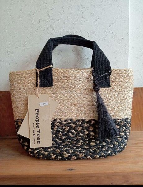 新品 かごバッグ People Tree