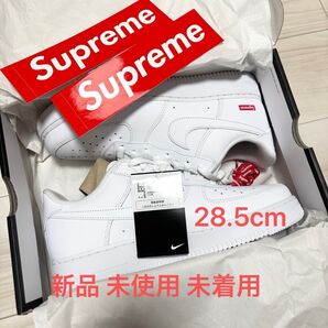 【新品未使用・未着用】28.5cm US10.5 Supreme × Nike Air Force 1 Low White