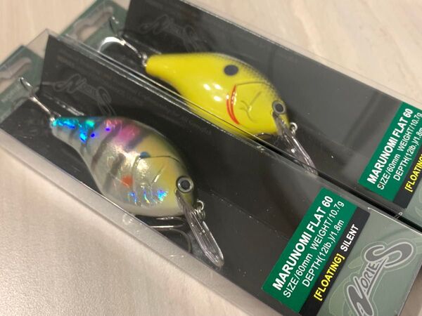 ノリーズ マルノミフラット 60 2色セット