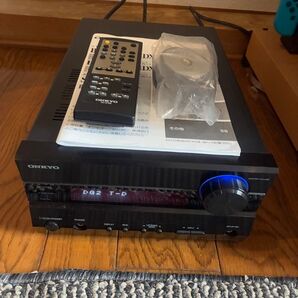 ONKYO AVセンター SA-205HDX-B リモコン付き AVアンプ オンキョー ブラック 音響機器 オーディオ機器