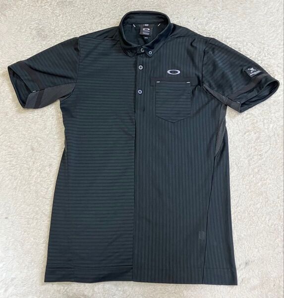 【美品】OAKLEY オークリー ゴルフ ポロシャツ ボタンダウン Mサイズ