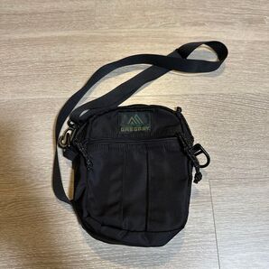 GREGORY ブラック ショルダーバッグ