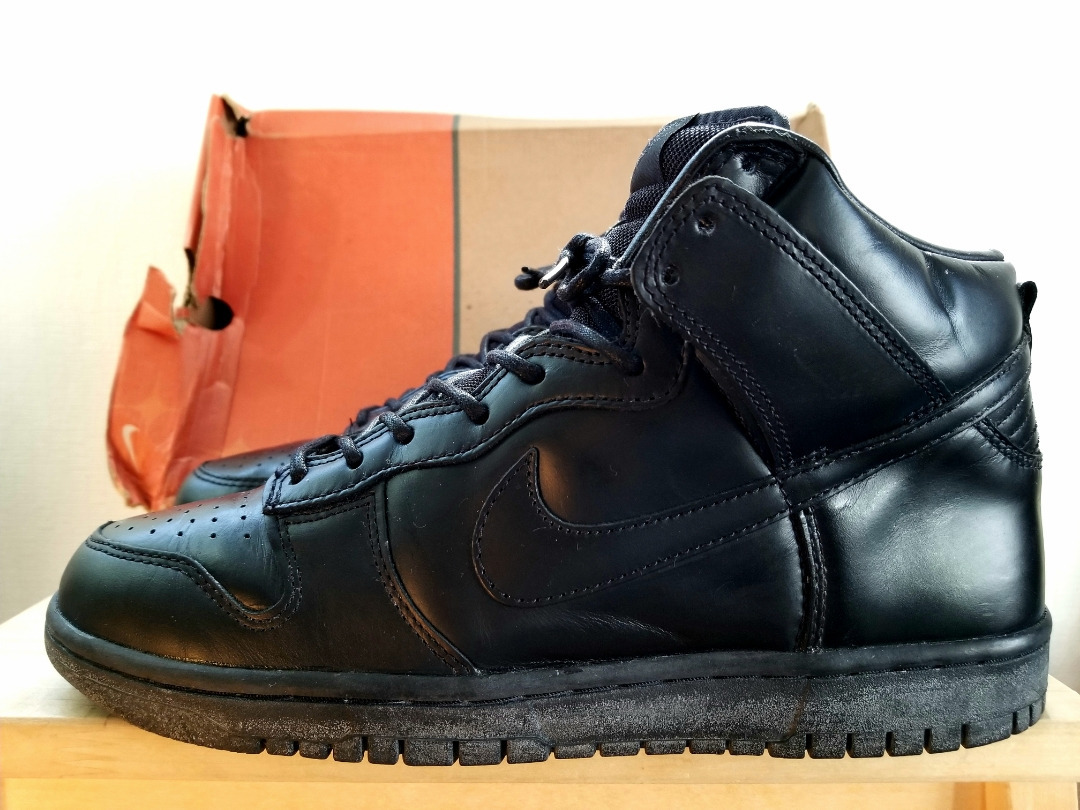レア 美品 03年製 NIKE DUNK HI PREMIUM 黒 US10 28㎝ ナイキ ダンク ハイ プレミアム ブラック