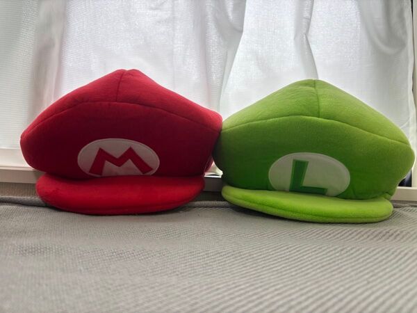 【美品】マリオ ルイージ 帽子 ファンキャップ USJ