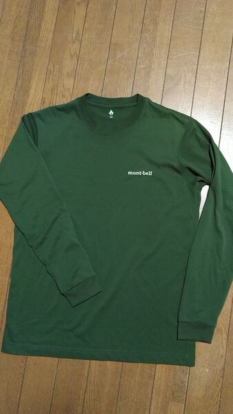 モンベル WIC.ロングスリーブT Men's グリーン XS