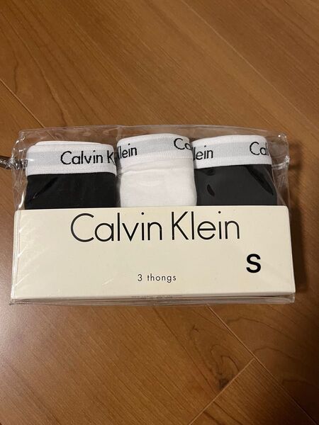 残1 Calvin Klein Tバック 3枚セット【S】ショーツカルバンクライン