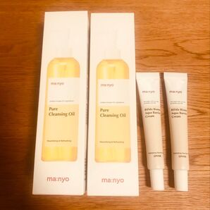 manyo 魔女工場 ピュア クレンジング オイル 200ml 2本+ビフィダバイオーム アクアバリアクリーム 2本