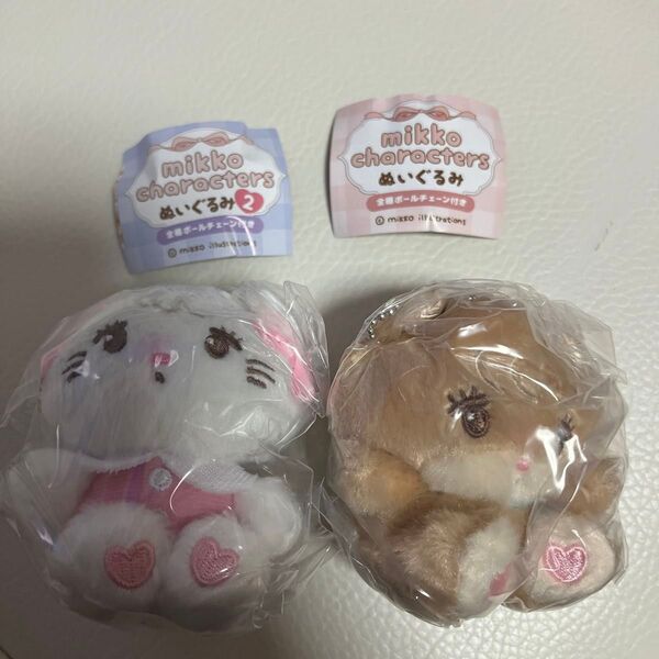 ガチャガチャ ぬいぐるみ mikko characters