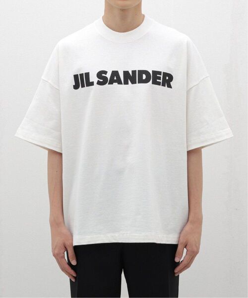 【先着限定特別価格!】希少限定★JIL SANDER ジルサンダー ボックス ビッグ ロゴ Tシャツ M ホワイト 国内正規品