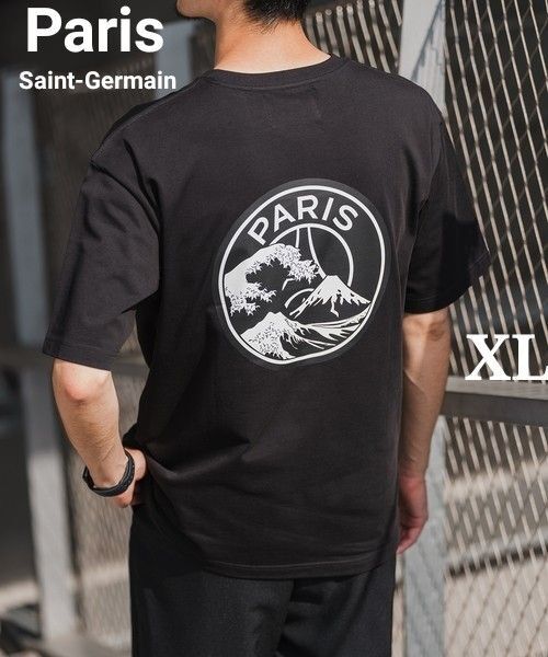 【先着限定特別価格!】希少限定完売★パリサンジェルマン★JP Mt.FUJI エンブレム Tシャツ XL ブラック 入手困難