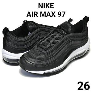 【先着限定特別価格!】希少限★NIKE ナイキ★AIR MAX 97 スニーカー 26 ブラック 921733-006 入手困難