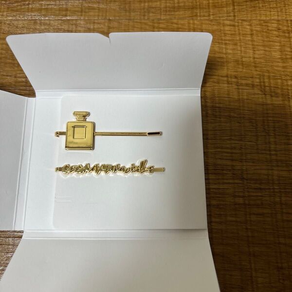 CHANEL ヘアピン 2個セット ノベルティ ゴールド 新品未使用