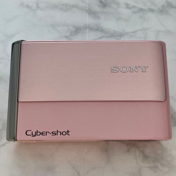 ★ 光学3倍ズーム ★ SONY Cyber-shot DSC-T70 (P) ピンク ★ 平成19年製CCDコンデジ