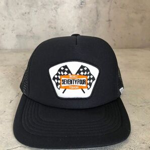 最新作●SEVENTY FOUR TRUCKER MESH CAP CHECKER FLAG