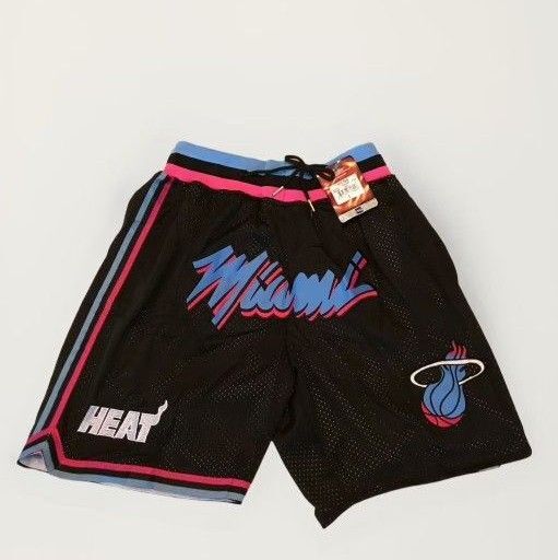 【新品】NBA マイアミヒート バスケ パンツ バスパン ショートパンツ ジョーダン アイバーソンレブロン ウェイド シャック