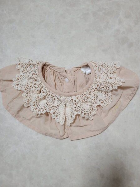 Cottoli つけ襟 付け襟 レース ベージュ