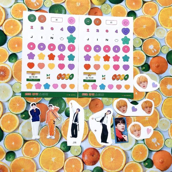 BTS ジン ソクジン グッズ まとめ売り シール トレカ LYS