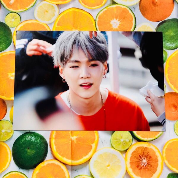 BTS 展示会 ユンギ SUGA 生写真 ミニフォト トレカ PTD ラキドロ 公式