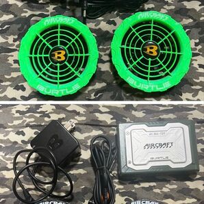 2セット!!バートル19v空調ファンバッテリー(アーバンブラックファン未使用品)