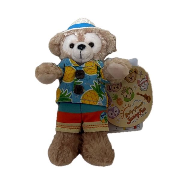 【新品未使用品】ディズニー ディズニーシー ダッフィー 2021 サニーファン ぬいぐるみバッジ ぬいば