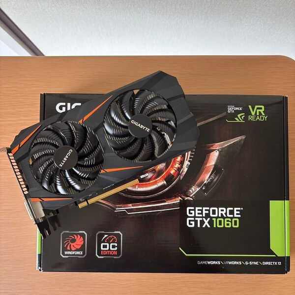 GIGABITE GEFORCE GTX1060 WINDFORCE OC 3GB GDDR5 動作確認済