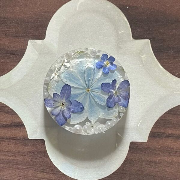 jun-26 ハンドメイド レジン ヘアゴム ブローチ ポニーフック キーホルダー