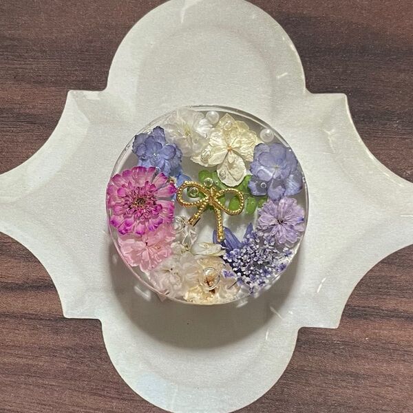 jun-99 ハンドメイド レジン ヘアゴム ブローチ ポニーフック キーホルダー