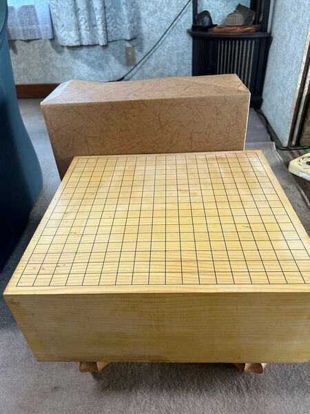囲碁盤 脚付き へそあり