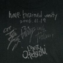 【サイン入り】hare-brained unity へアブレインドユニティー DISCO 2006 Tシャツ 黒 Mサイズ_画像6