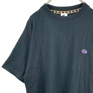 Champion チャンピオン ロゴ刺繍 ワンポイント Ｔシャツ Mサイズ 黒 ブラック