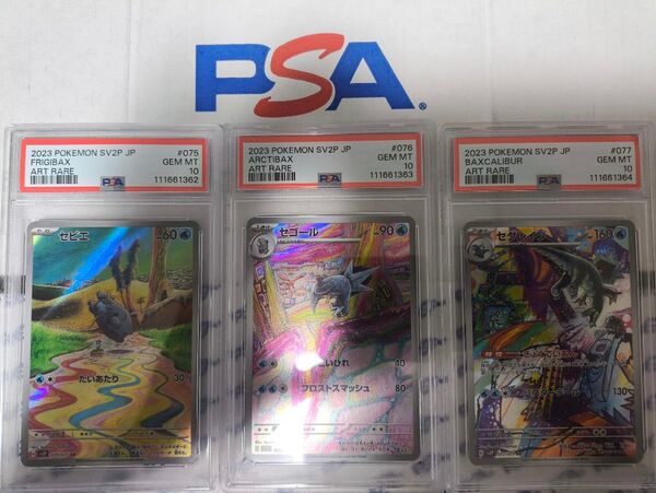 セビエ セゴール セグレイブ AR PSA10 3連番 ポケモンカード ポケカ