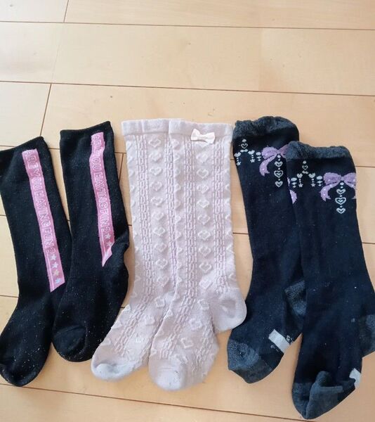 子供 スクールソックス ハイソックス 靴下 かわいい 女の子 ソックス