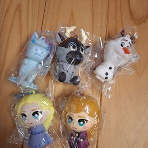 【5個セット Disney アナと雪の女王 2 ぷくぷく ラバー マスコット】