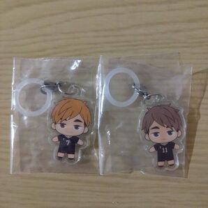 ハイキュー ふらっとめじるしアクセサリー 宮侑 宮治 ファンパーク 先行発売