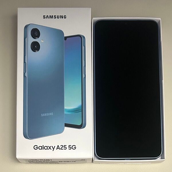 Galaxy A25 5G SCG33 6.7インチ メモリー4GB ストレージ64GB ブルー