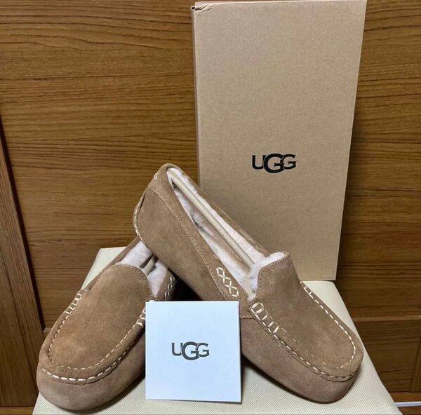 新品 正規品 UGG ANSLEY モカシン CHESTNUT 25㎝