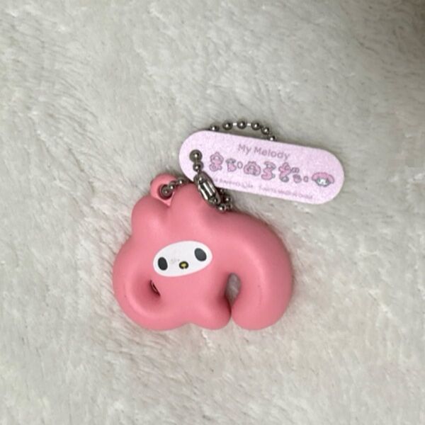 サンリオ もじになっちゃった!? マイメロディ Sanrio マイメロ め ガチャ キーホルダー マスコット