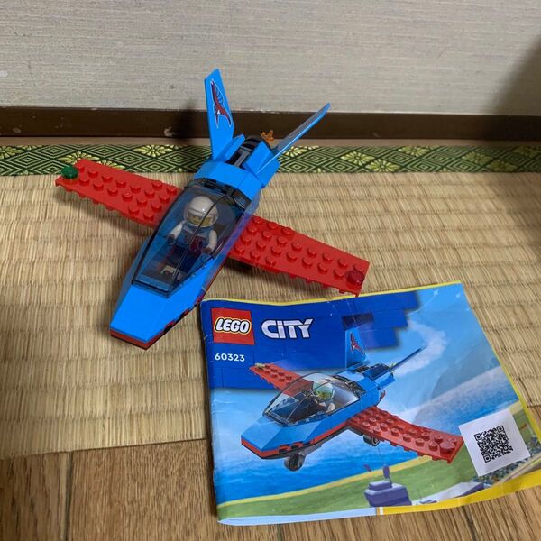 レゴ LEGO シティ スタントプレーン 60323 現状品