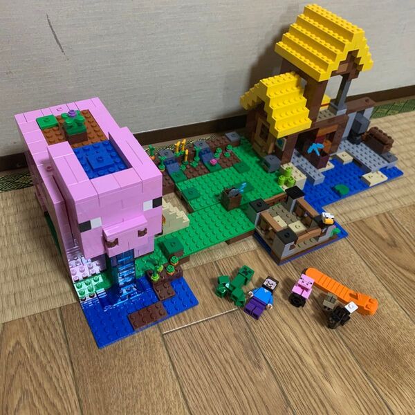 レゴ LEGO マインクラフト ブタのお家など まとめセット 現状品